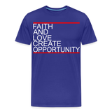 Faith And Love - royal blue