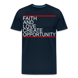 Faith And Love - deep navy