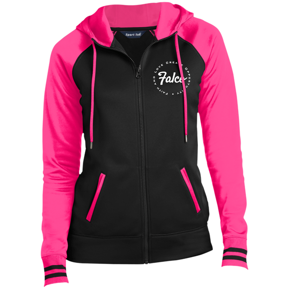 Women Faith And Love Full-Zip Hooded Jacket 