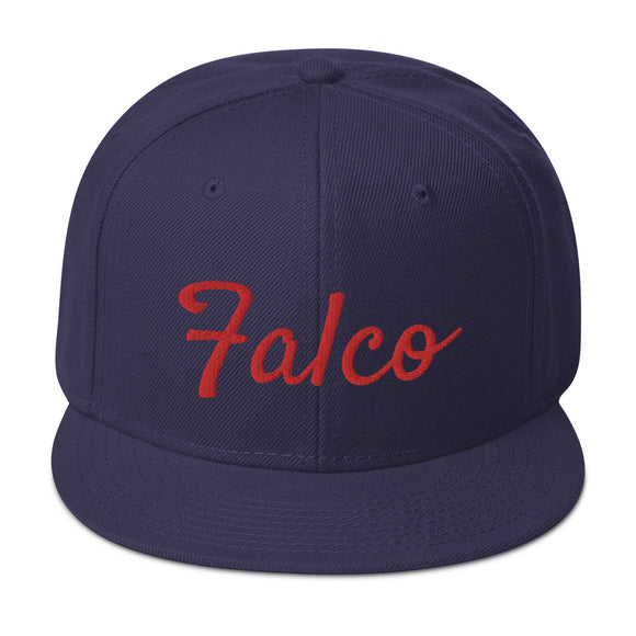 Navy Falco Snapback Hat