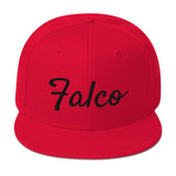 Red Falco Snapback Hat