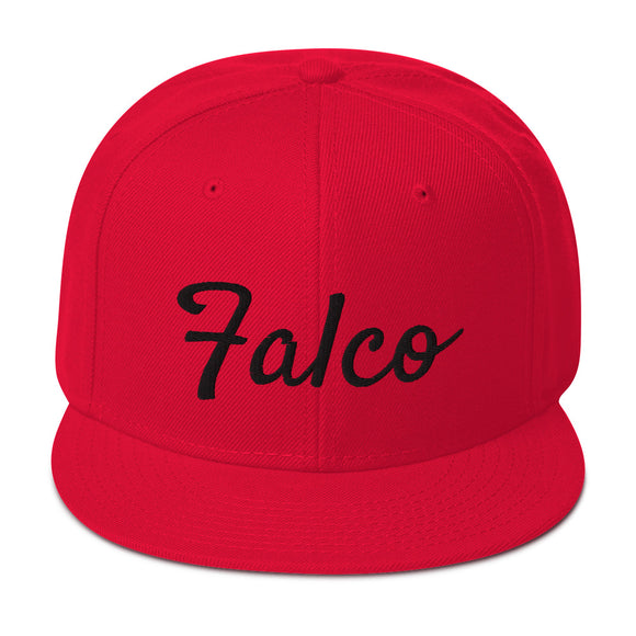 Red Falco Snapback Hat