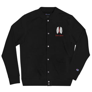 Black Falco Wear Champion Bomber Jacket