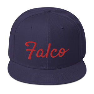 Navy and Red Snapback Hat