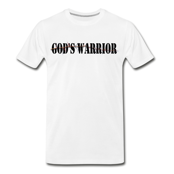 Tall GOD'S Warrior T-Shirt - white