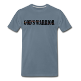 Tall GOD'S Warrior T-Shirt - steel blue