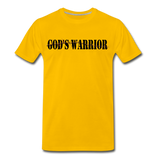 Tall GOD'S Warrior T-Shirt - sun yellow