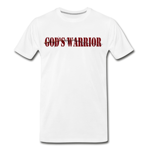 God's Warrior The Blood T-Shirt - white