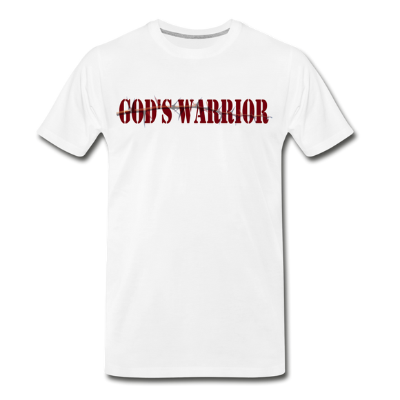 God's Warrior The Blood T-Shirt - white