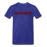 God's Warrior The Blood T-Shirt - royal blue