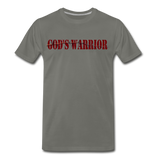 God's Warrior The Blood T-Shirt - asphalt gray