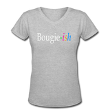 Bougie-ish V neck T-Shirt - gray