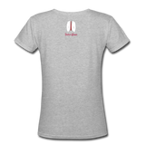 Bougie-ish V neck T-Shirt - gray