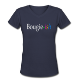 Bougie-ish V neck T-Shirt - navy