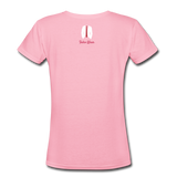 Bougie-ish V neck T-Shirt - pink