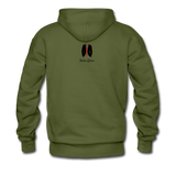 #Faith And Love Hoodie - olive green