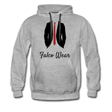 1New Falco Wear Hoodie - heather gray