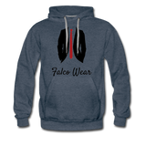 1New Falco Wear Hoodie - heather denim