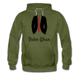 1New Falco Wear Hoodie - olive green