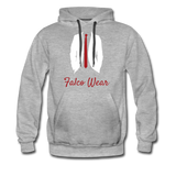 1New Falco Wear Hoodie - heather gray