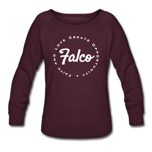 #Faith And Love Women Crew Neck "Multiple Colors" - plum