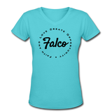 Faith And Love V-Neck T-Shirt "Multiple Colors" - aqua