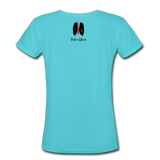 Faith And Love V-Neck T-Shirt "Multiple Colors" - aqua