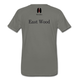 2Hood-ish "East Wood T-Shirt "Multiple Colors" - asphalt gray