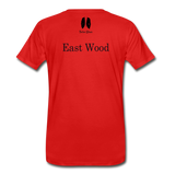 2Hood-ish "East Wood T-Shirt "Multiple Colors" - red