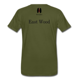 2Hood-ish "East Wood T-Shirt "Multiple Colors" - olive green