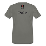 2Hood-ish "Poly" T-Shirt "Multiple Colors" - asphalt gray