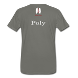 2Hood-ish "Poly" T-Shirt "Multiple Colors" - asphalt gray