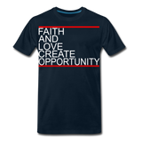 Faith And Love - deep navy