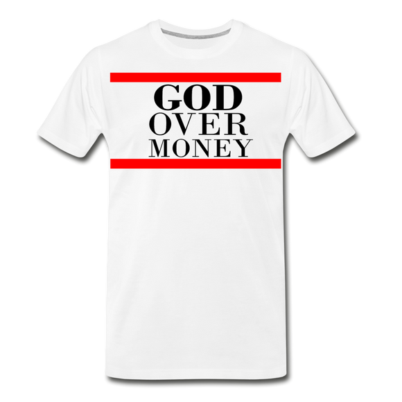 God Over Money - white