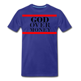 God Over Money - royal blue