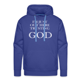 Falco Trusting God Hoodie - royal blue