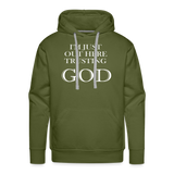 Falco Trusting God Hoodie - olive green